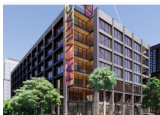 Hines劳德代尔堡城市街道规划木材办公室项目