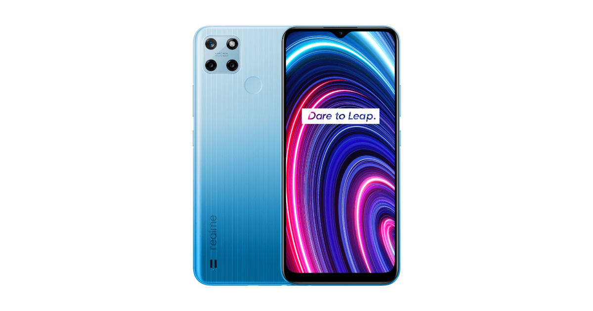 Realme  C25Y  配备 50MP  三后置摄像头在印度推出