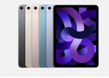 苹果发布配备M1芯片及5G连接和紫色选项的IPADAIR5