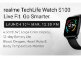 荣耀TechLifeWatchS100智能手表配备1.69英寸显示屏皮肤温度监测推出