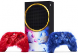 带有蓬松游戏手柄的SonicXbox系列S控制器