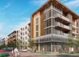 Farmers Branch LBJ高速公路旁的新租赁社区正在建设中