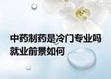 中药制药是冷门专业吗 就业前景如何