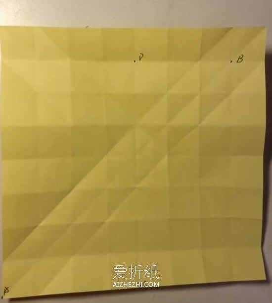 如何折纸玫瑰花的折法详细过程图- www.aizhezhi.com