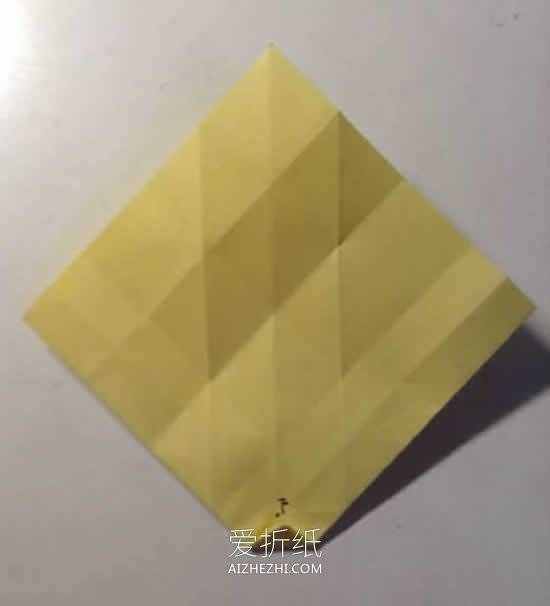 如何折纸玫瑰花的折法详细过程图- www.aizhezhi.com
