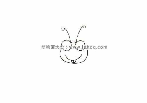 画上可爱的嘴巴