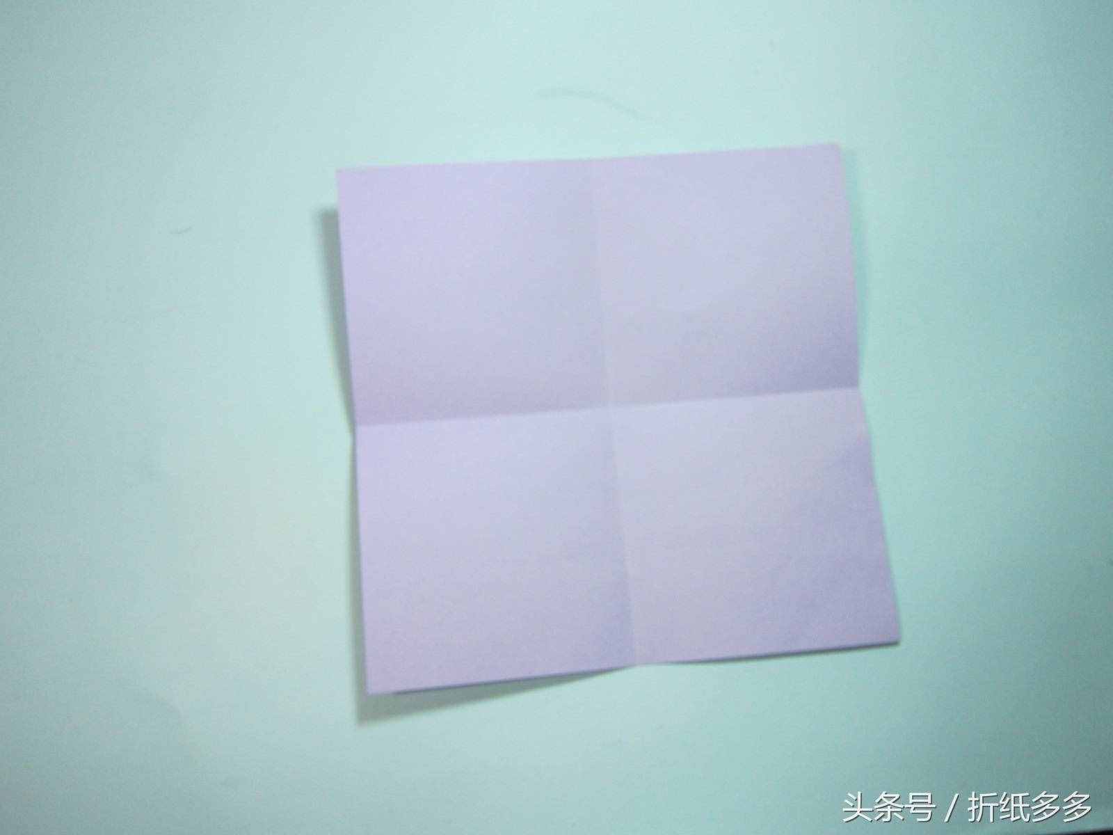 简单的折纸教程：折纸千纸鹤步骤图解