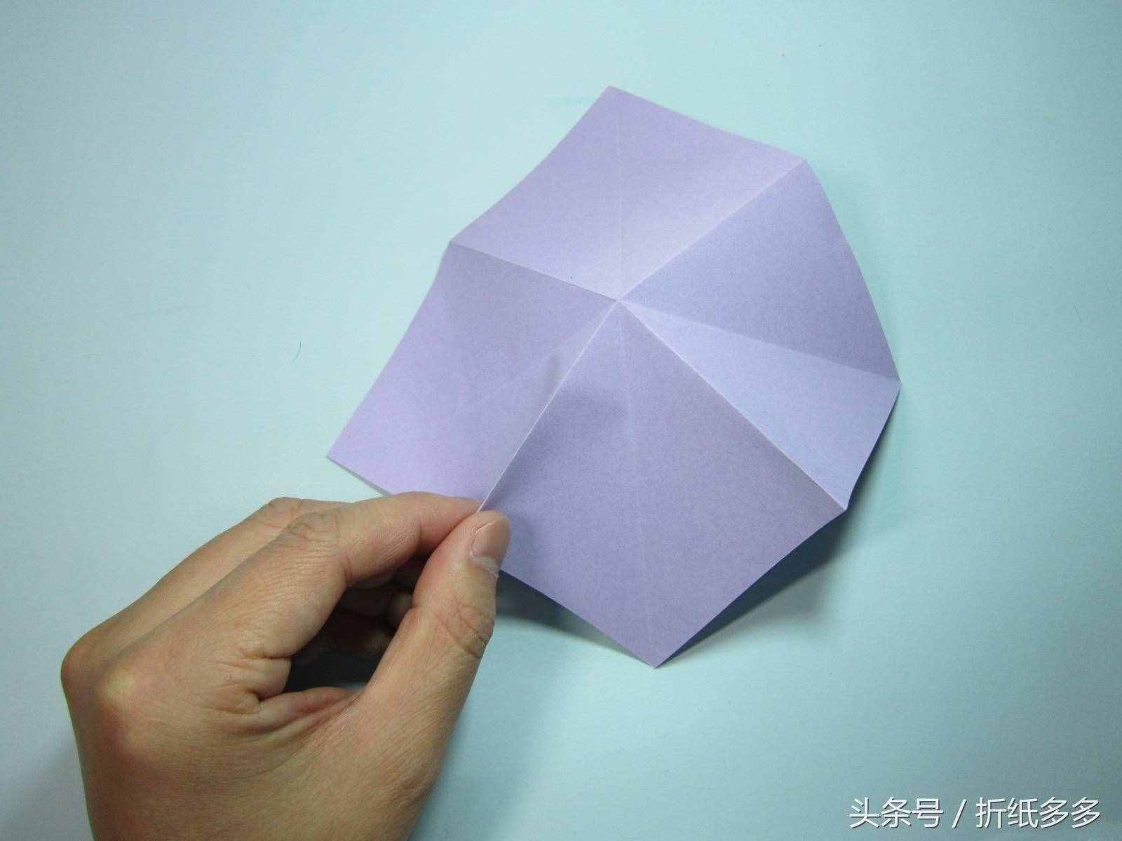 简单的折纸教程：折纸千纸鹤步骤图解