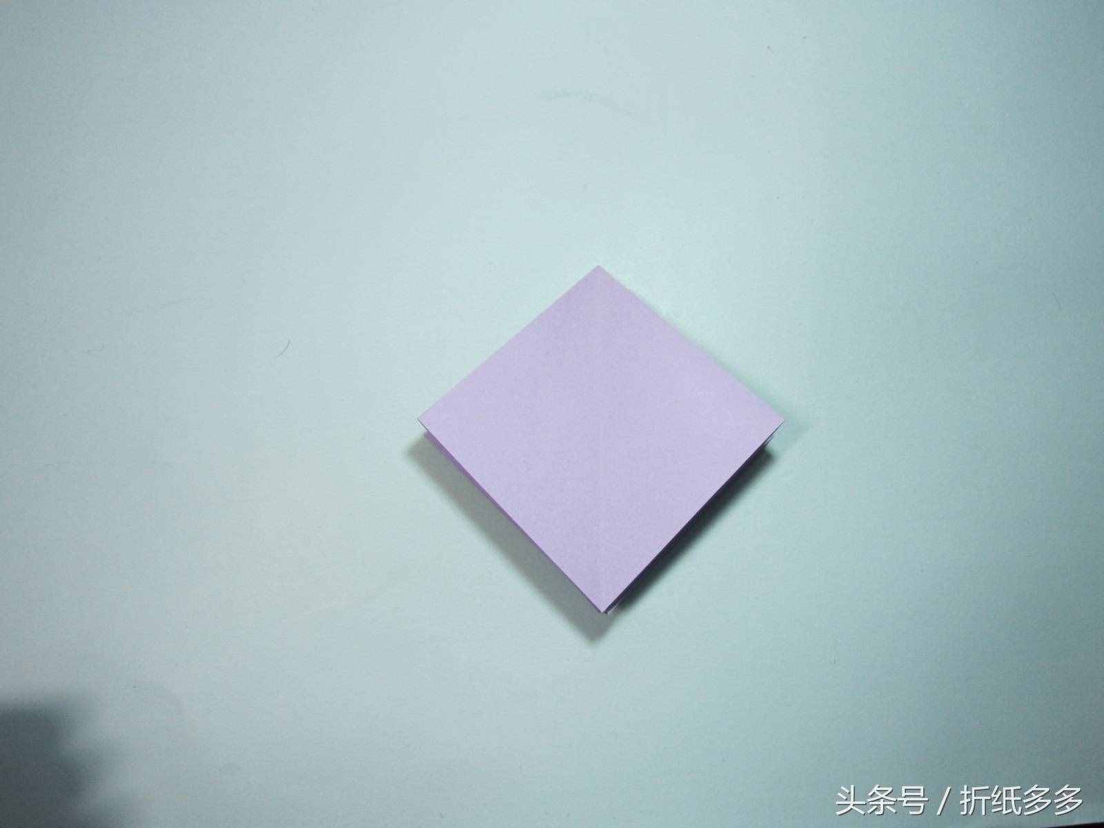 简单的折纸教程：折纸千纸鹤步骤图解