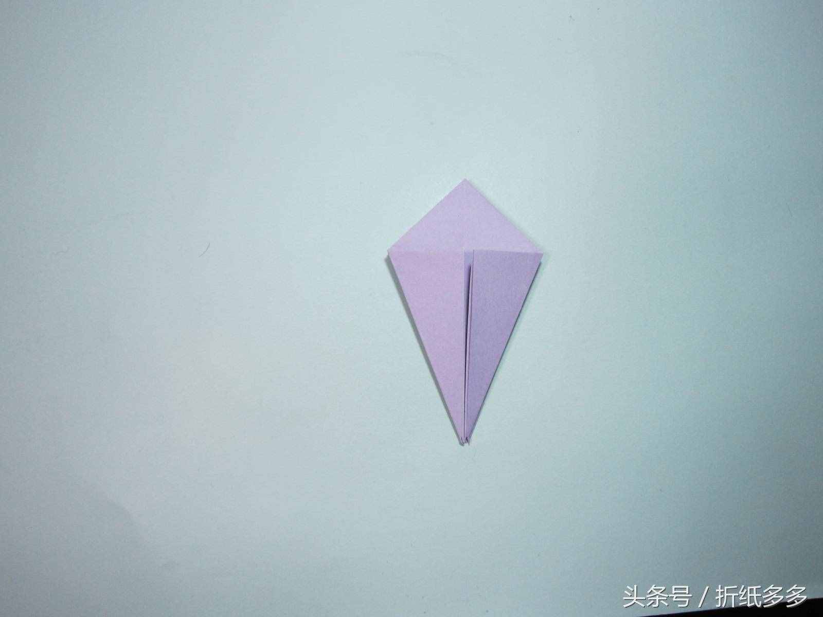 简单的折纸教程：折纸千纸鹤步骤图解