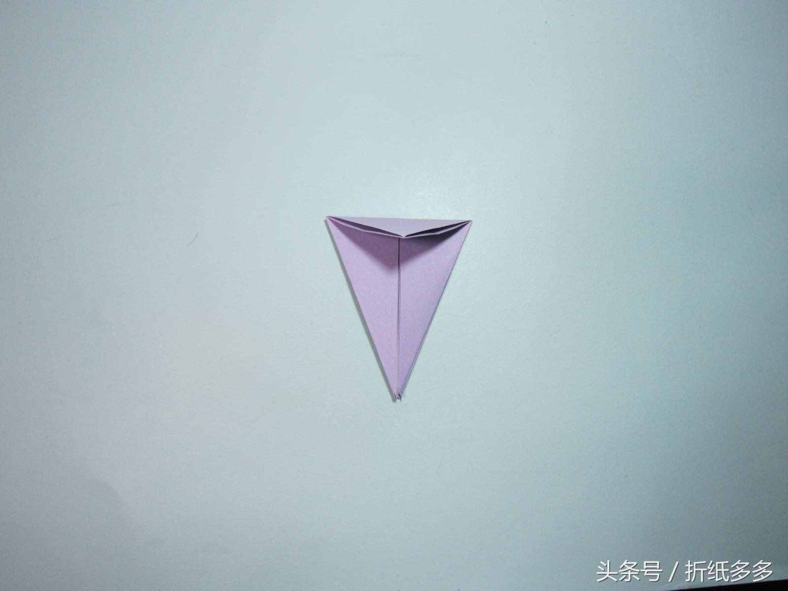 简单的折纸教程：折纸千纸鹤步骤图解