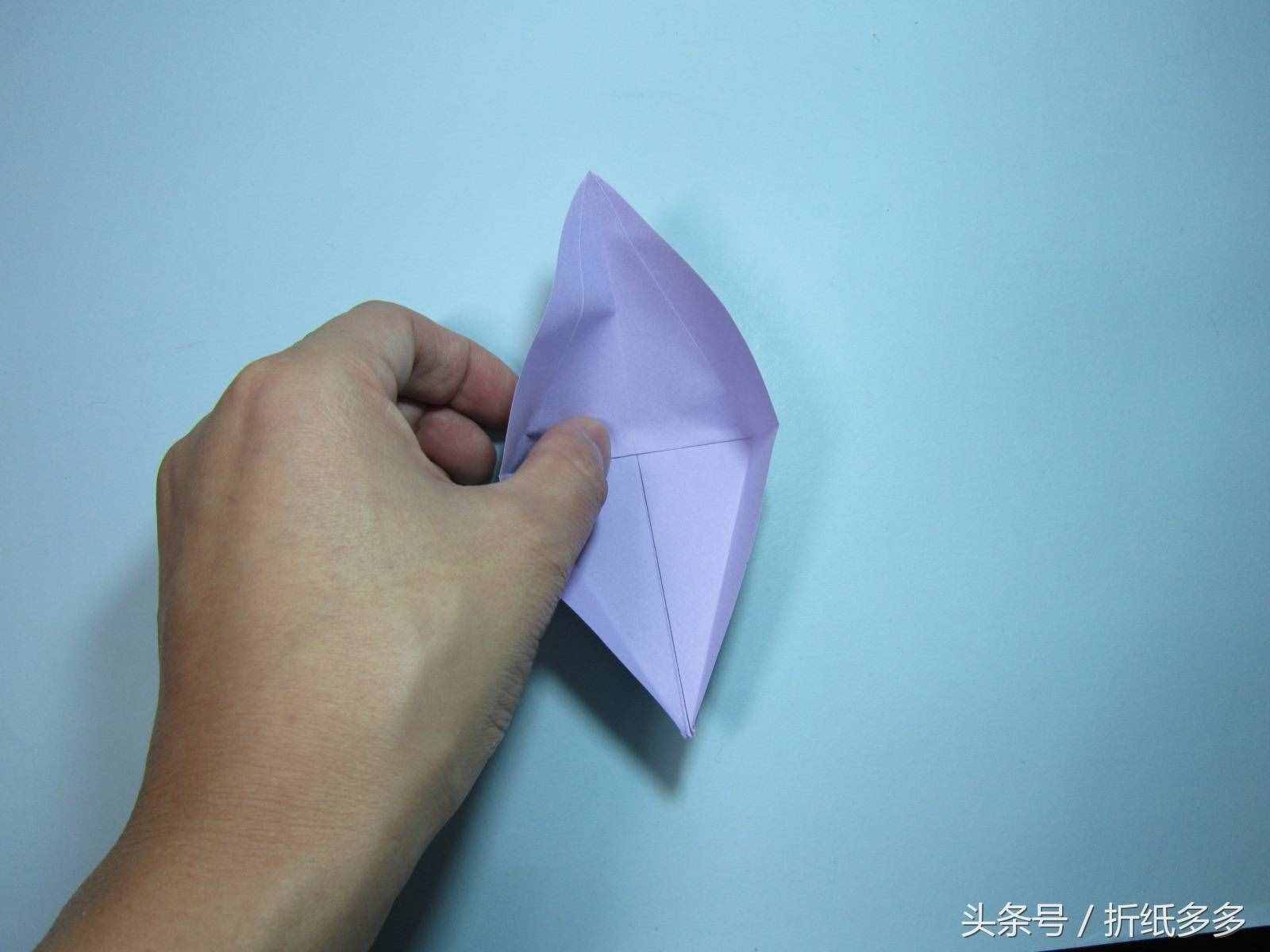 简单的折纸教程：折纸千纸鹤步骤图解