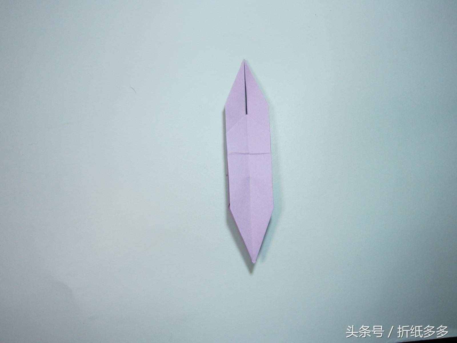 简单的折纸教程：折纸千纸鹤步骤图解