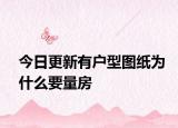 今日更新有户型图纸为什么要量房