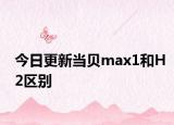今日更新当贝max1和H2区别