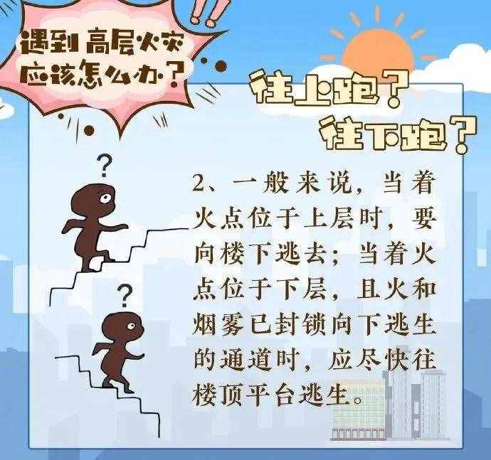 @所有人 高层建筑发生火灾如何逃生？