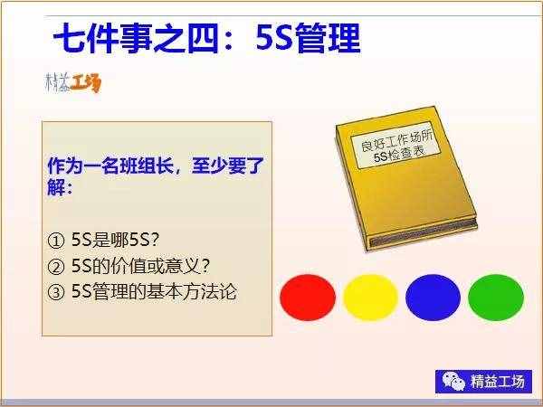 金牌班组长每日7件事