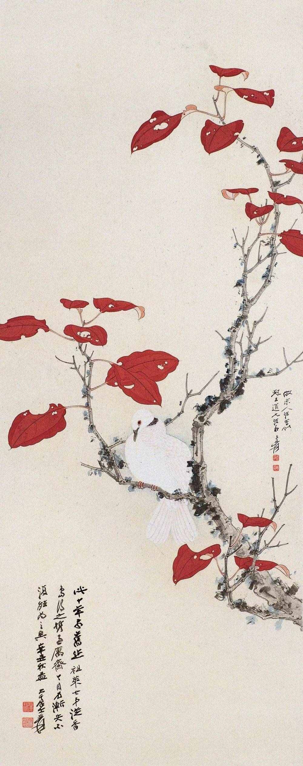 珍藏｜张大千花鸟画（100幅）