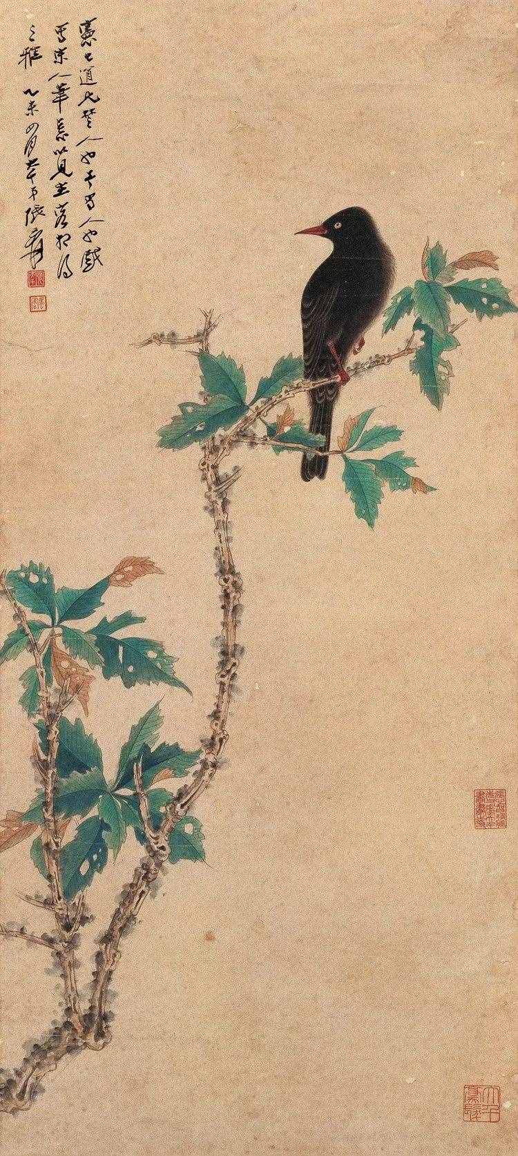 珍藏｜张大千花鸟画（100幅）