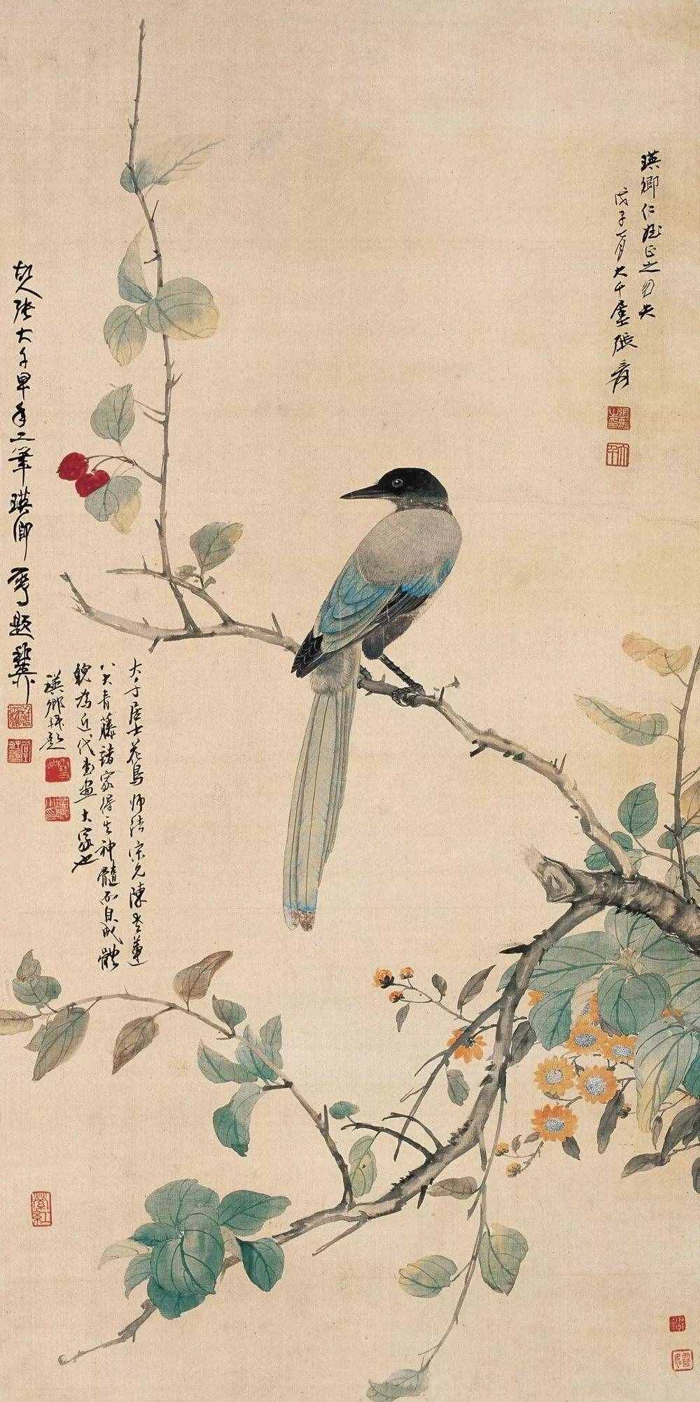 珍藏｜张大千花鸟画（100幅）