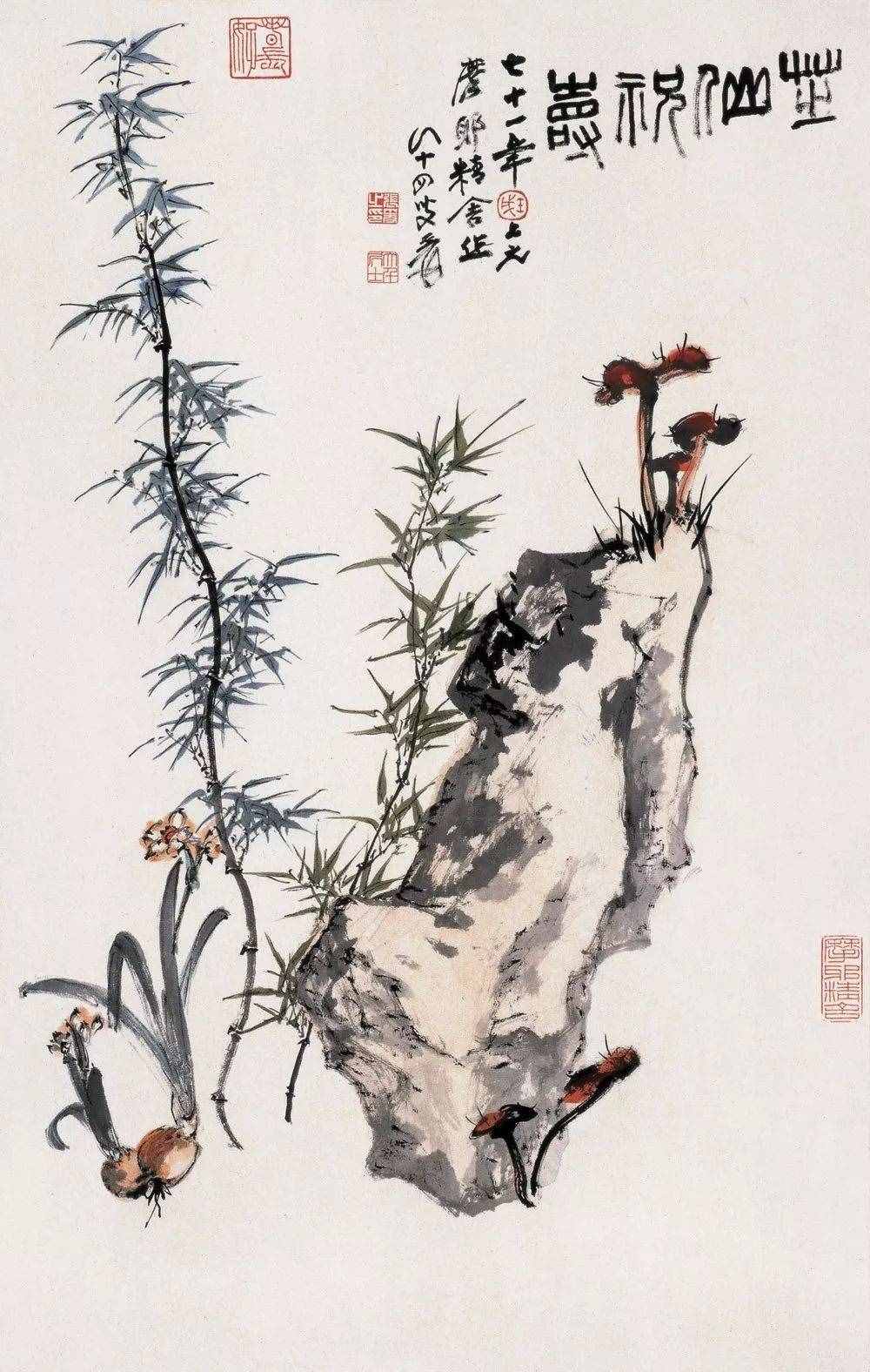 珍藏｜张大千花鸟画（100幅）