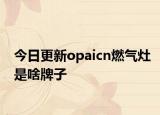 今日更新opaicn燃气灶是啥牌子