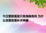 今日更新莲雾只有海南有吗 为什么说莲雾是补水神器