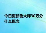 今日更新鲁大师30万分什么概念