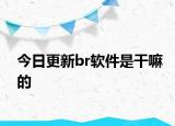 今日更新br软件是干嘛的