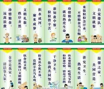 适合食堂用的经典标语