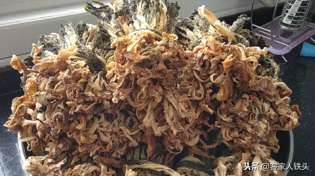 农家自制的菜干为什么好吃?重要的是这2点,菜干自制全过程