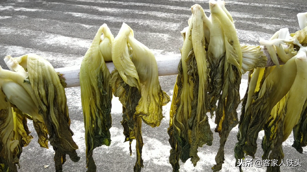 农家自制的菜干为什么好吃?重要的是这2点,菜干自制全过程