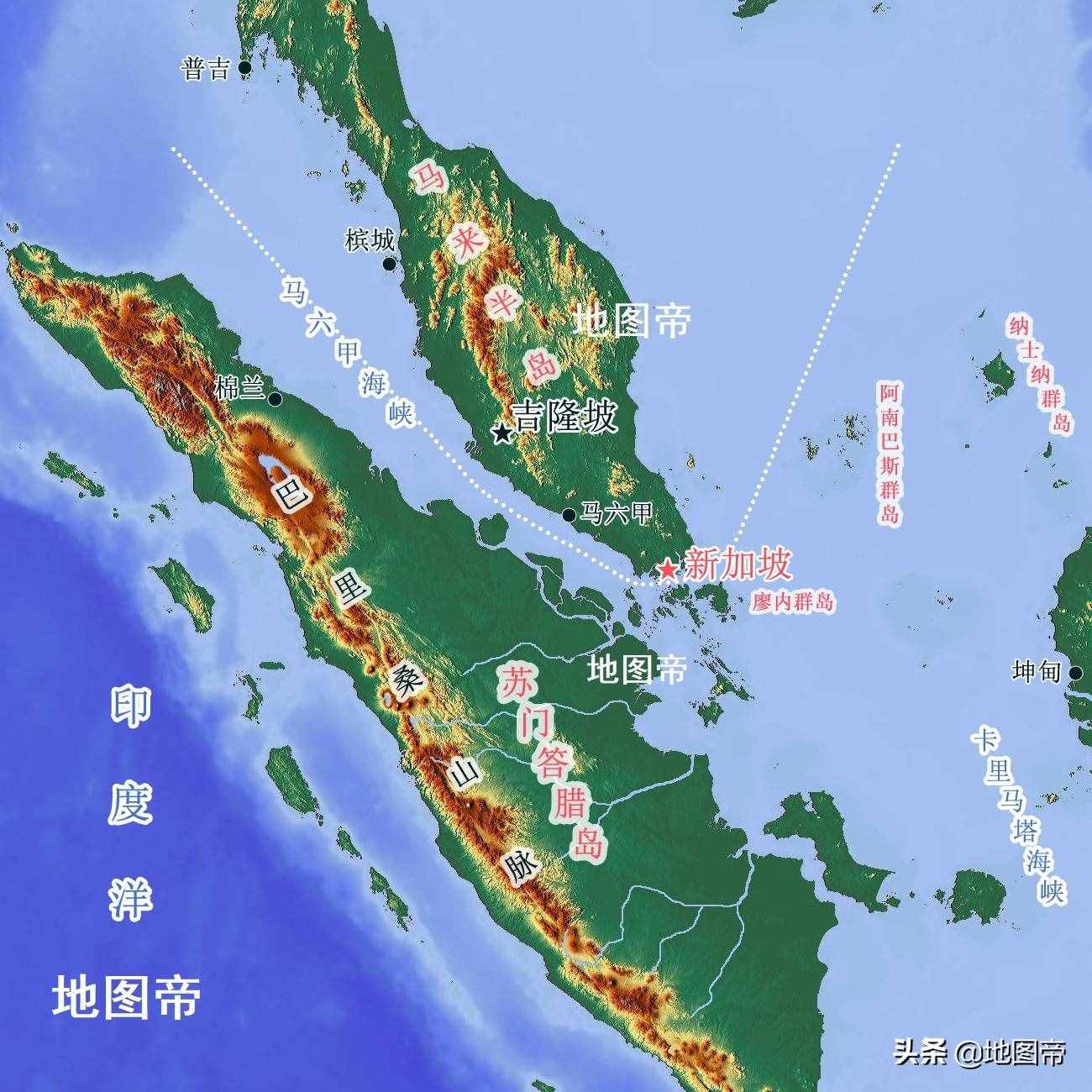 马六甲海峡那么长，为何只有新加坡繁荣？马来西亚和印尼不行