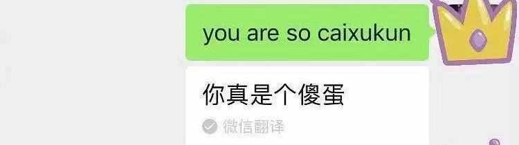 Caixukun被翻成"傻蛋”？"ohh“是”留在我身边"？看看你的名字被翻译成啥？微信翻译大型翻车现场？