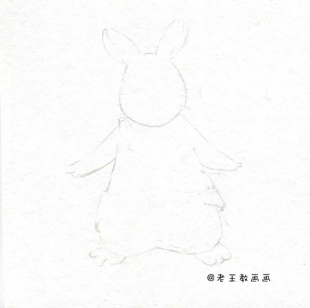 中秋节，教你画一只简笔画小玉兔