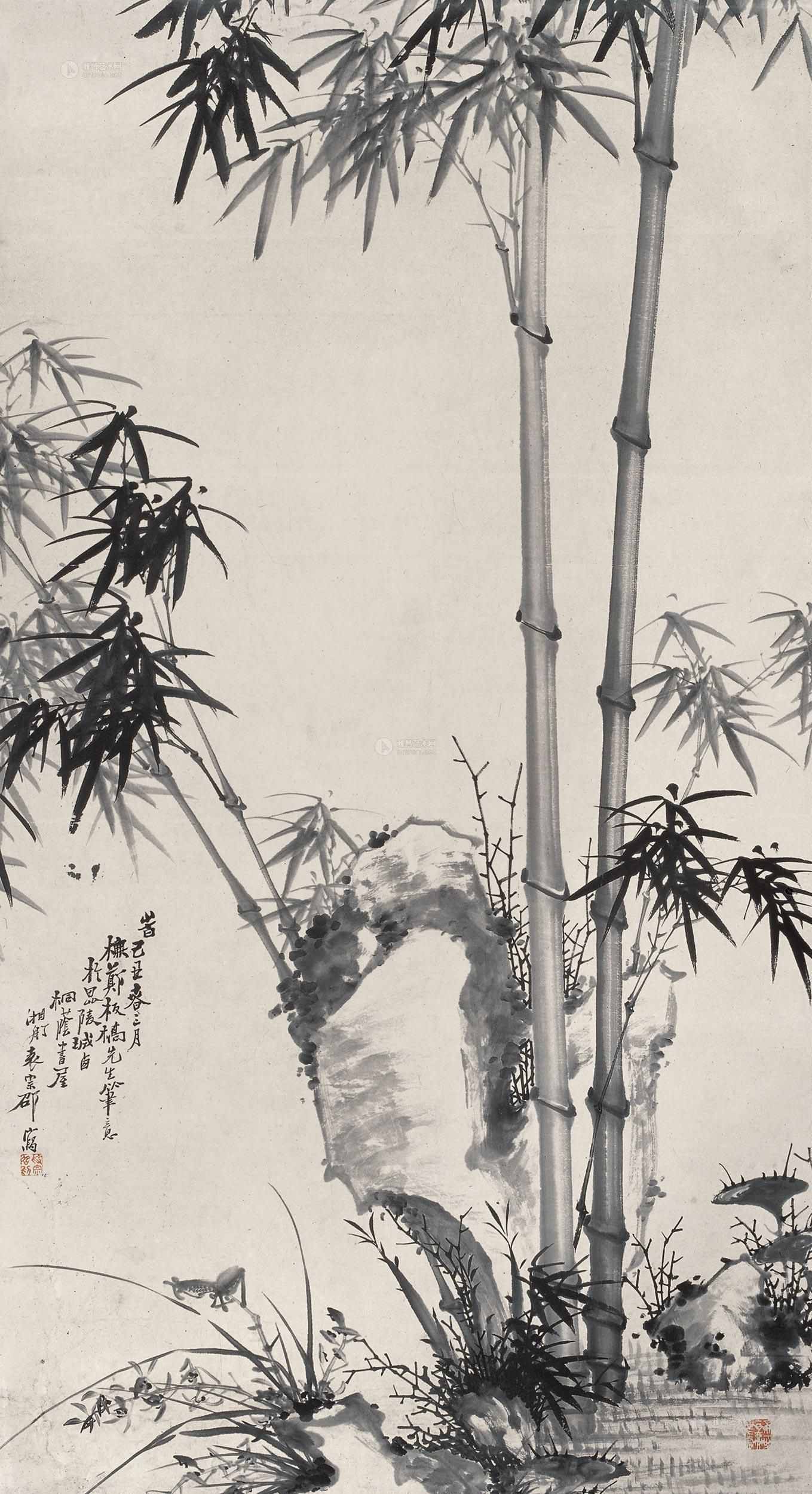 李白看到竹子写唐诗，10字是写竹名句，最后两句写明做人道理