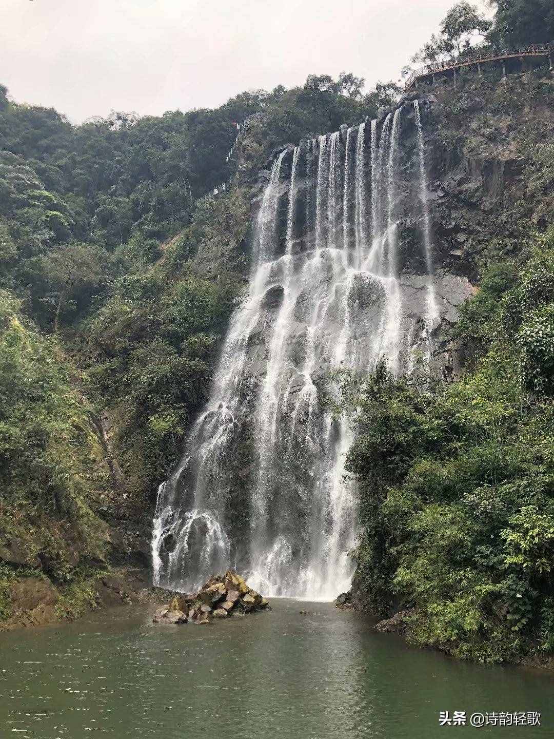清远盘龙峡，拍摄：诗韵轻歌