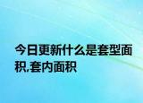 今日更新什么是套型面积,套内面积