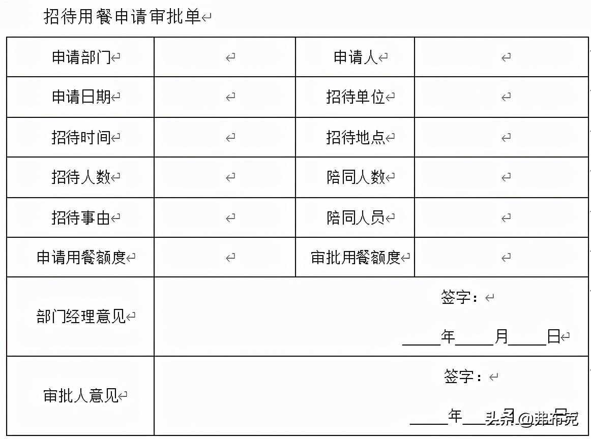 行政招待管理制度表单：招待用餐管理、招待所管理