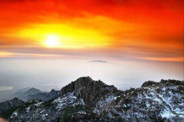 端午 泰山 两日游 登五岳泰山看日出云海