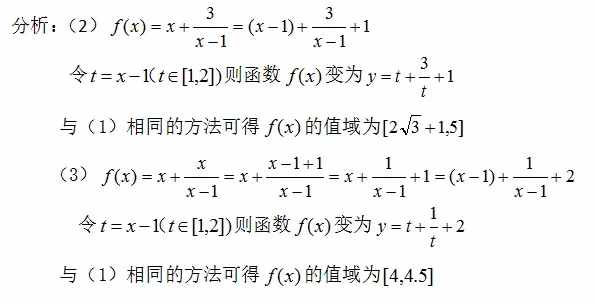 高中数学“对勾函数”的图像和性质