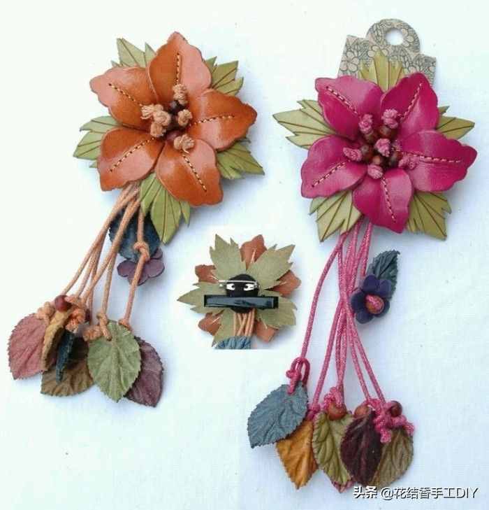手工DIY：差点扔掉的碎皮子，原来能做成这么多美丽饰品