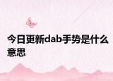 今日更新dab手势是什么意思