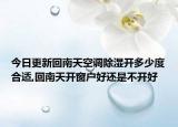 今日更新回南天空调除湿开多少度合适,回南天开窗户好还是不开好