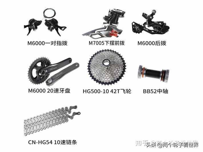 山地车变速器使用、变速器怎么调节、禧玛诺山地车变速器套件大全