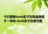 今日更新dunk影子灰鞋盒颜值不一样吗 dunk影子灰细节图
