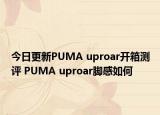 今日更新PUMA uproar开箱测评 PUMA uproar脚感如何