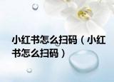 小红书怎么扫码（小红书怎么扫码）