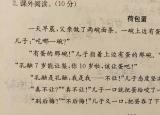 今日更新荷包蛋阅读答案（小学生一篇荷包蛋课外阅读题）