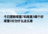 今日更新库里7和库里3哪个好 库里3分为什么这么准